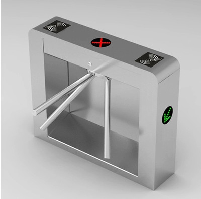 RFID IC Card Access Waist Height Turnstile AC100-240V SUS304 Turnstile Gate Access Control