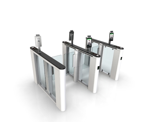 280mm Face Recognition Turnstile Fingerprint Reader 304 Stainless Steel Turnstiles